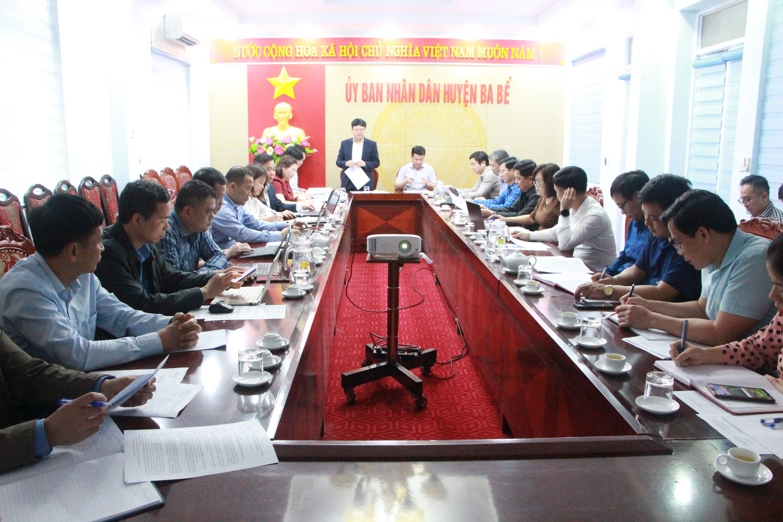 Đoàn công tác của UBND tỉnh làm việc tại huyện Ba Bể