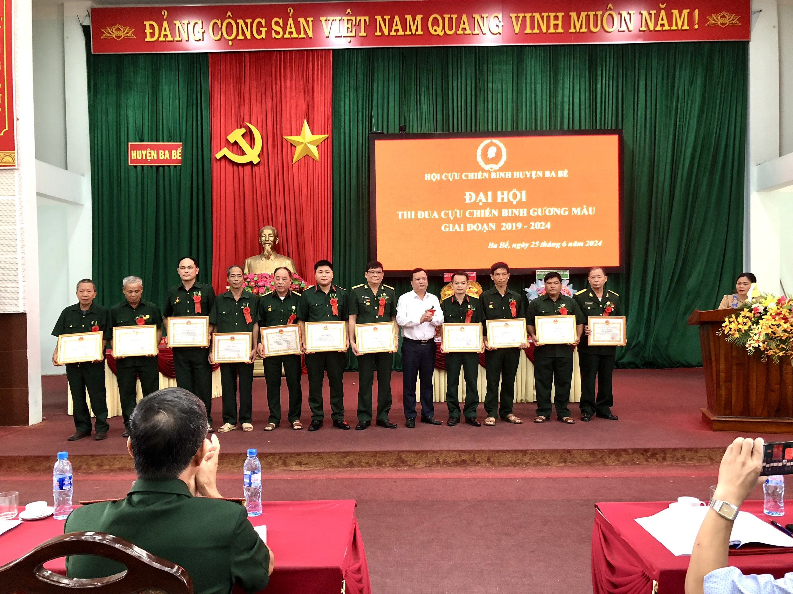 Hội CCB huyện Ba Bể tổ chức Đại hội thi đua “Cựu chiến binh gương mẫu” giai đoạn 2019 - 2024